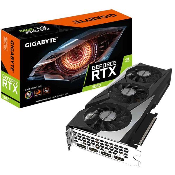 Gigabyte GeForce RTX 3060 GAMING OC 12G (rev. 2.0) NVIDIA 12 GB GDDR6 (GV-N3060GAMING OC-12GD 2.0)