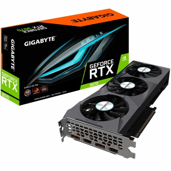 GIGABYTE EAGLE GeForce RTX 3070 OC 8G (rev. 2.0) NVIDIA 8 GB GDDR6 (GV-N3070EAGLE OC-8GD 2.0)