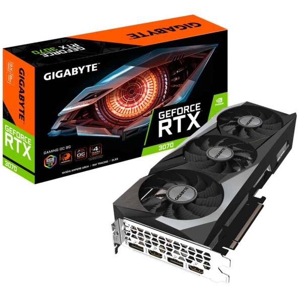 GIGABYTE GAMING GeForce RTX 3070 OC 8G (rev. 2.0) NVIDIA 8 GB GDDR6 (GV-N3070GAMING OC-8GD 2.0)