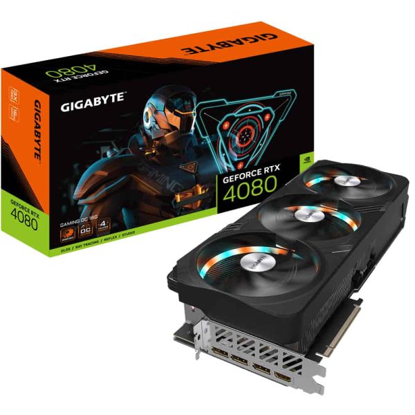 Gigabyte GeForce RTX 4080 16GB GAMING OC NVIDIA GDDR6X (GV-N4080GAMING OC-16GD) Gigabyte GeForce RTX 4080 16GB GAMING OC NVIDIA GDDR6X (GV-N4080GAMING OC-16GD)