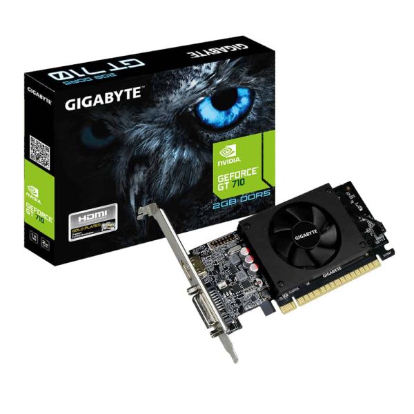 Gigabyte GV-N710D5-2GL videokaart NVIDIA GeForce GT 710 2 GB GDDR5 (GV-N710D5-2GL)