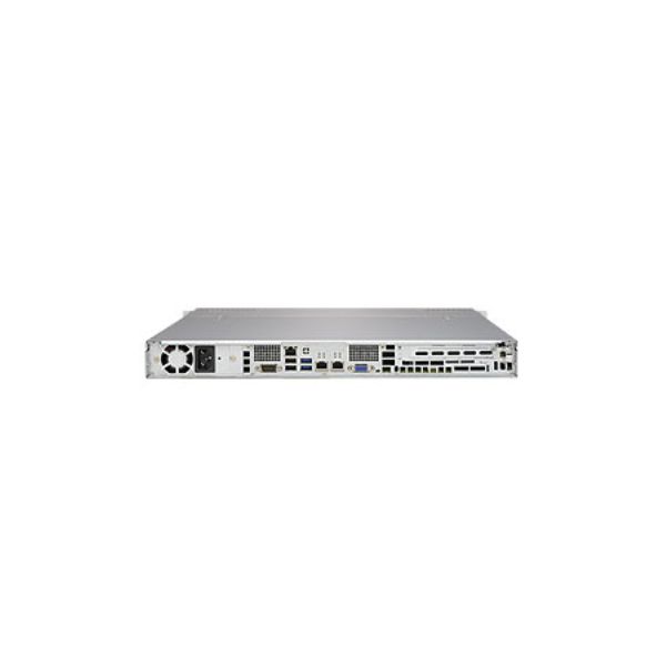 Supermicro SuperServer 5018R-M Rack (1U), - Zwart, Grijs Intel® C612 LGA 2011 (Socket R) (SYS-5018R-M)