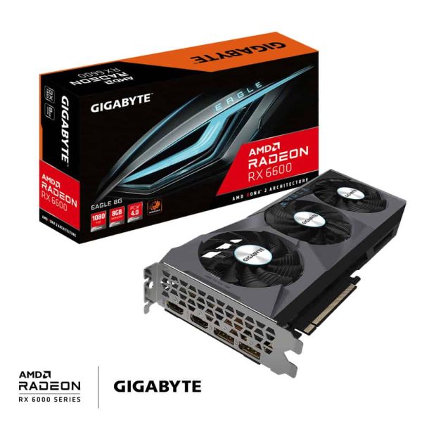GIGABYTE EAGLE Radeon RX 6600 8G AMD 8 GB GDDR6 (GV-R66EAGLE-8GD)