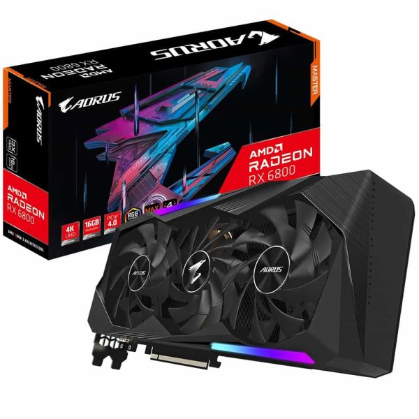 GIGABYTE AORUS Radeon RX 6800 XT MASTER TYPE C 16G AMD 16 GB GDDR6 (GV-R68XTAORUS M-16GC)