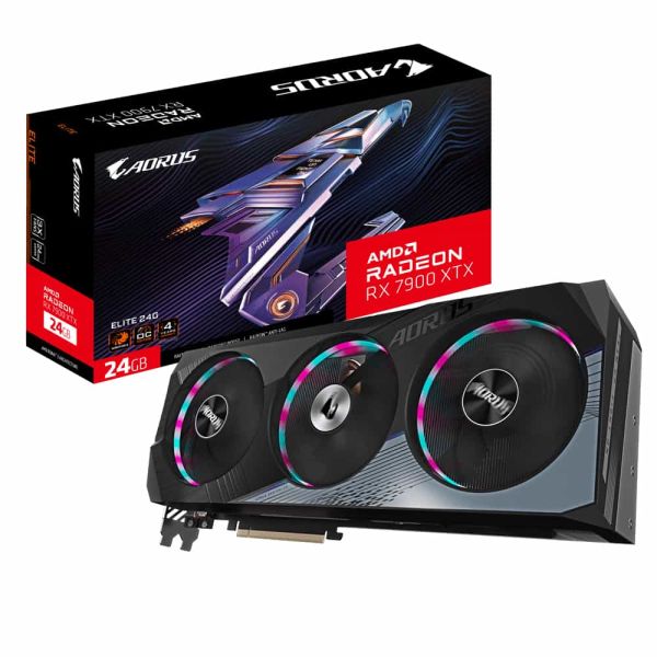 Gigabyte AORUS Radeon RX 7900 XTX ELITE 24G AMD 24 GB GDDR6 (GV-R79XTXAORUS E-24GD)