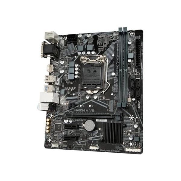 Gigabyte H410M H V2 moederbord Intel H410 LGA 1200 micro ATX (H410M H V2)