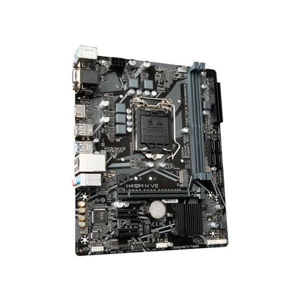 GIGABYTE H410M H V2 moederbord Intel H410 LGA 1200 (Socket H5) micro ATX (H410M H V2) GIGABYTE H410M H V2 moederbord Intel H410 LGA 1200 (Socket H5) micro ATX (H410M H V2)