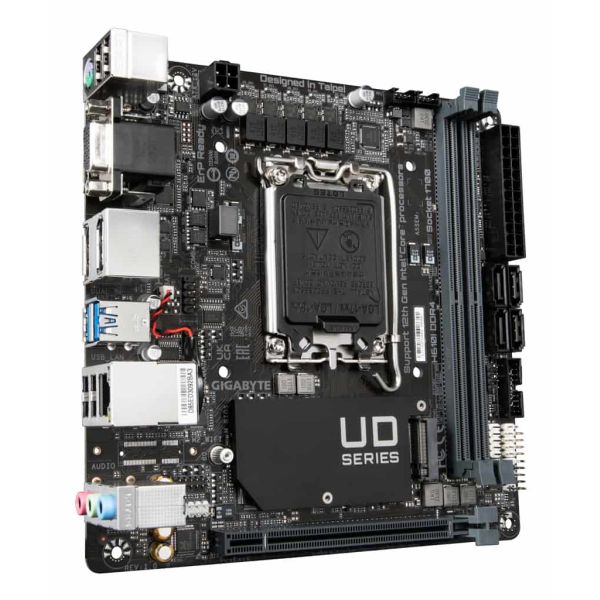 GIGABYTE H610I DDR4 moederbord Intel H610 Express LGA 1700 mini ITX (H610I DDR4) GIGABYTE H610I DDR4 moederbord Intel H610 Express LGA 1700 mini ITX (H610I DDR4)