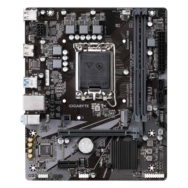 Gigabyte H610M K DDR4 1.0 moederbord Intel H610 Express LGA 1700 micro ATX (H610M K DDR4)