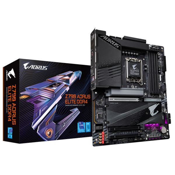 Gigabyte Z790 AORUS ELITE DDR4 moederbord Intel Z790 Express LGA 1700 ATX (Z790 AORUS ELITE DDR4) Gigabyte Z790 AORUS ELITE DDR4 moederbord Intel Z790 Express LGA 1700 ATX (Z790 AORUS ELITE DDR4)