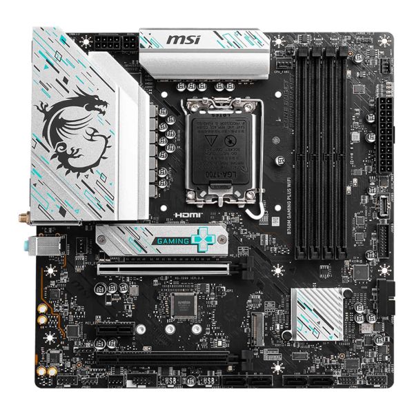 MSI B760M GAMING PLUS WIFI moederbord Intel B760 LGA 1700 micro ATX (7D99-017R)