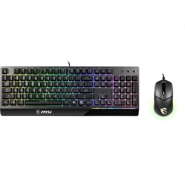 MSI S11-04DE601-CLA toetsenbord Inclusief muis USB QWERTY UK International Zwart (S11-04DE601-CLA)