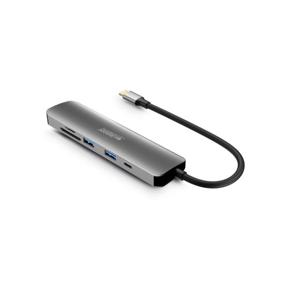 Urban Factory MHC45UF laptop dock & poortreplicator Bedraad USB 3.2 Gen 1 (3.1 Gen 1) Type-C Grijs (MHC45UF)