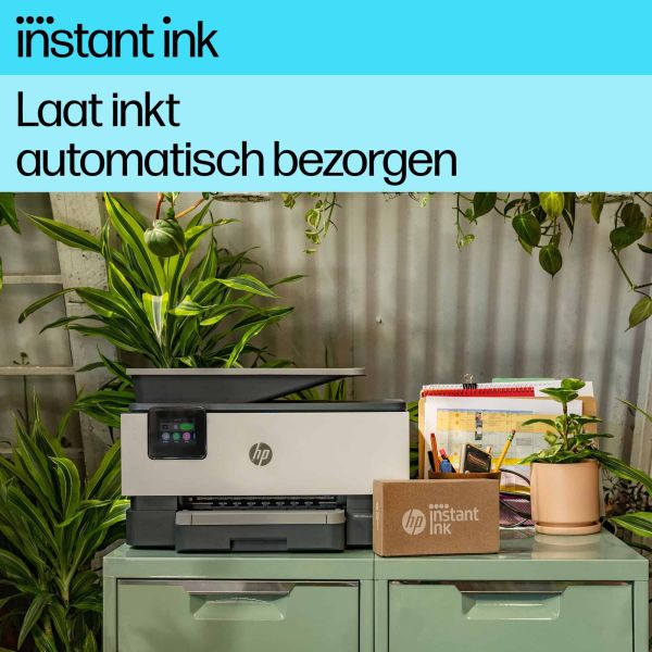 HP OfficeJet Pro HP 9120e All-in-One printer, Kleur, Printer voor Kleine en middelgrote ondernemingen, Printen, kopiëren, scannen, faxen, HP+; geschikt voor HP Instant Ink; printen vanaf telefoon of tablet; touchscreen; Smart Advance Scan; instant papier;