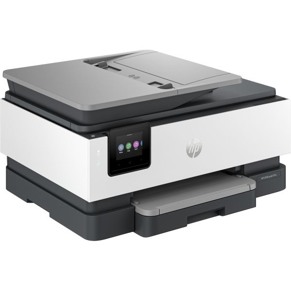 HP OfficeJet Pro HP 8122e All-in-One printer, Kleur, Printer voor Home, Printen, kopiëren, scannen, Automatische documentinvoer; touchscreen; Smart Advance Scan; stille modus; printen via VPN met HP+ (405U3B)