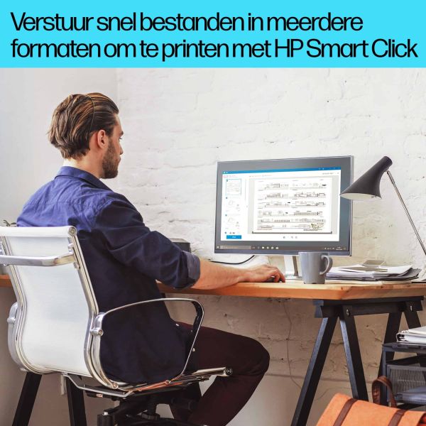 HP OfficeJet Pro HP 9720e Wide Format All-in-One printer, Kleur, Printer voor Kleine kantoren, Printen, kopiëren, scannen, HP+; geschikt voor HP Instant Ink; draadloos; dubbelzijdig printen; automatische documentinvoer; printen vanaf telefoon of tablet; s