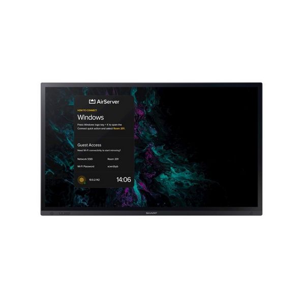 Sharp 60005933 beeldkrant Digitale signage flatscreen 190,5 cm (75") LCD 500 cd/m² 4K Ultra HD Zwart Touchscreen 24/7 (60005933)