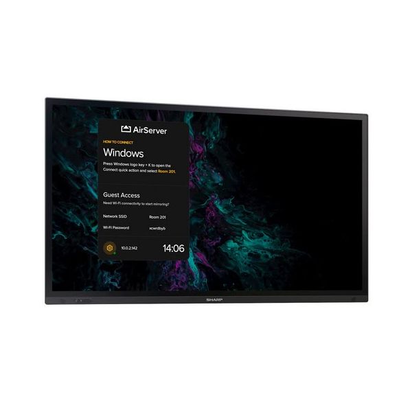 Sharp 60005933 beeldkrant Digitale signage flatscreen 190,5 cm (75") LCD 500 cd/m² 4K Ultra HD Zwart Touchscreen 24/7 (60005933)