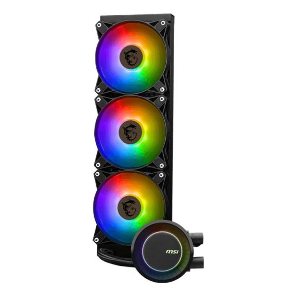 MSI MAG CORELIQUID E360 koelsysteem voor computers Moederbord, Processor Kit voor vloeistofkoeling 12 cm Zwart (MAGCLQE360)