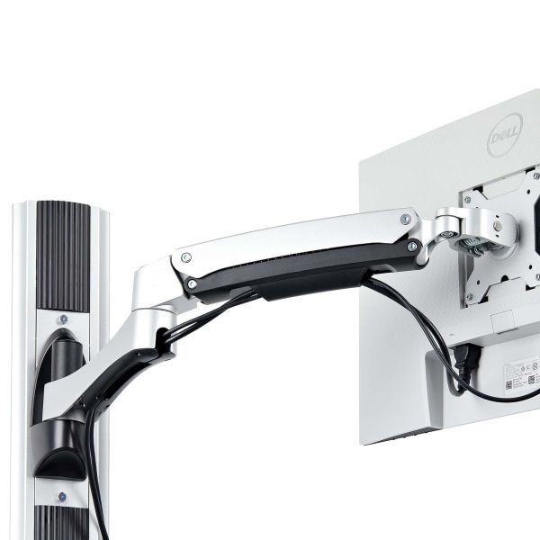 StarTech.com Wandmonteerbare Zit-Sta Werkplek, VESA-Beugel Voor 32" Scherm (10kg), Volledig Scharnierende Monitorarm & Toetsenbordhouder (2PASTSC-WALL-MOUNT)