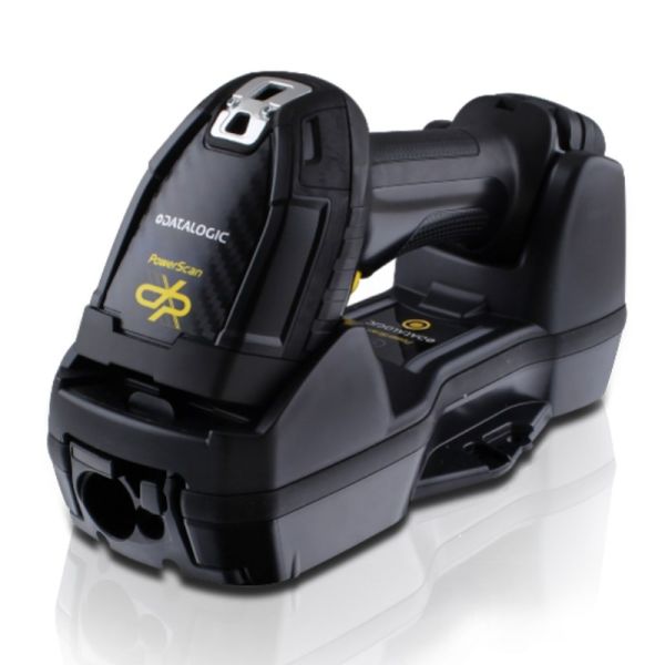Datalogic PowerScan PBT9600 DPX, BT, 2D, DPM, BT, multi-IF, kabel (USB), RB, zwart, geel (PBT9600-DPXRBK10EU)
