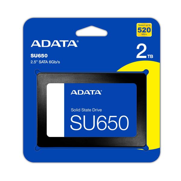 ADATA SU650 2 TB 2.5" SATA III 3D NAND (ASU650SS-2TT-R)