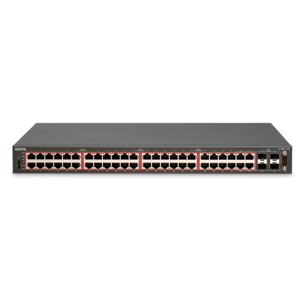 Nortel Ethernet Routing Switch 4548GT-PWR Managed Power over Ethernet (PoE) Zwart (AL4500A14-E6)