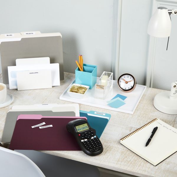 DYMO LetraTag LT-100H Labelprinter | Labelmaker met ABC-toetsenbord voor thuis en op kantoor | Zwart