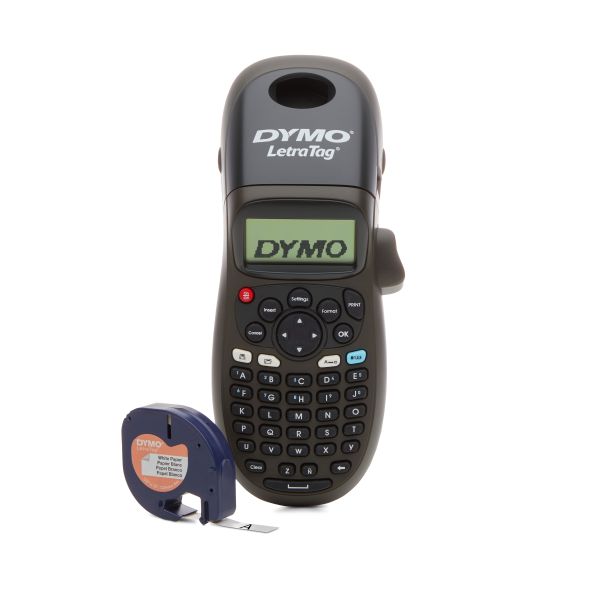 DYMO LetraTag LT-100H Labelprinter | Labelmaker met ABC-toetsenbord voor thuis en op kantoor | Zwart