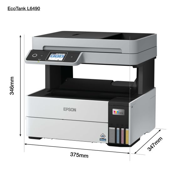 Epson EcoTank L6490 Inkjet A4 4800 x 1200 DPI 37 ppm Wifi (C11CJ88403)