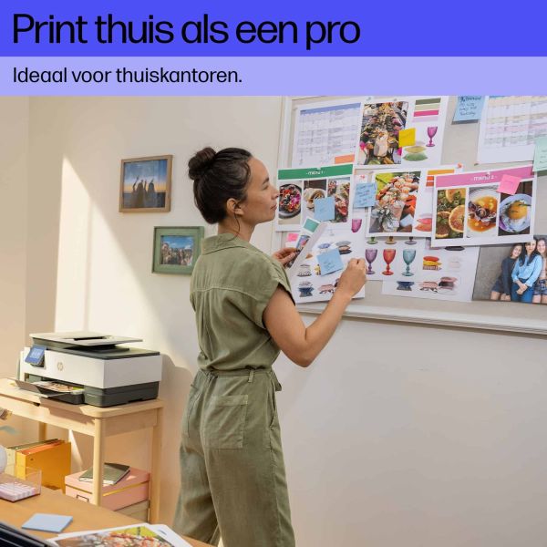 HP HP OfficeJet Pro 8134e All-in-One printer, Kleur, Printer voor Home, Printen, kopiëren, scannen, faxen, Geschikt voor HP Instant Ink; automatische documentinvoer; touchscreen; stille modus; printen via VPN met HP+ (40Q46B#629)