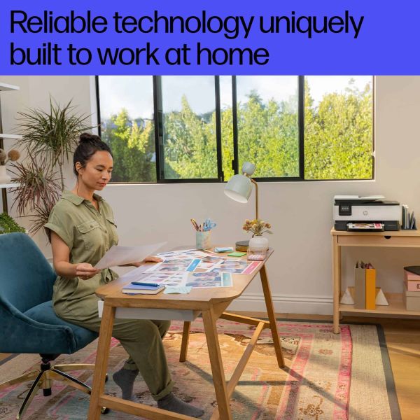 HP HP OfficeJet Pro 8134e All-in-One printer, Kleur, Printer voor Home, Printen, kopiëren, scannen, faxen, Geschikt voor HP Instant Ink; automatische documentinvoer; touchscreen; stille modus; printen via VPN met HP+ (40Q46B#629)