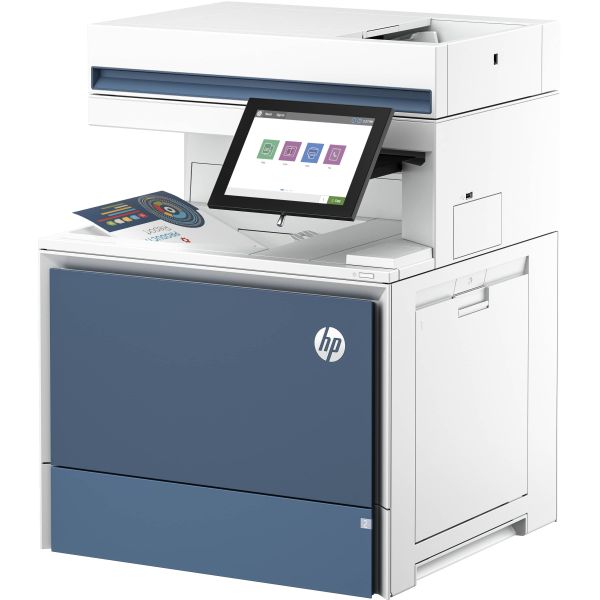 HP Color LaserJet Enterprise MFP 6800dn printer, Afdrukken, kopiëren, scannen, faxen (optie), Automatische documentinvoer; optionele high-capacity laden; Touchscreen; TerraJet-cartridge (6QN35A)