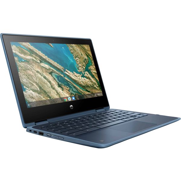 HP Chromebook x360 11 G3 EE N4020 29,5 cm (11.6") Touchscreen HD Intel® Celeron® N 4 GB LPDDR4-SDRAM 32 GB eMMC Wi-Fi 5 (802.11ac) ChromeOS Blauw (10X26EA#ABH)