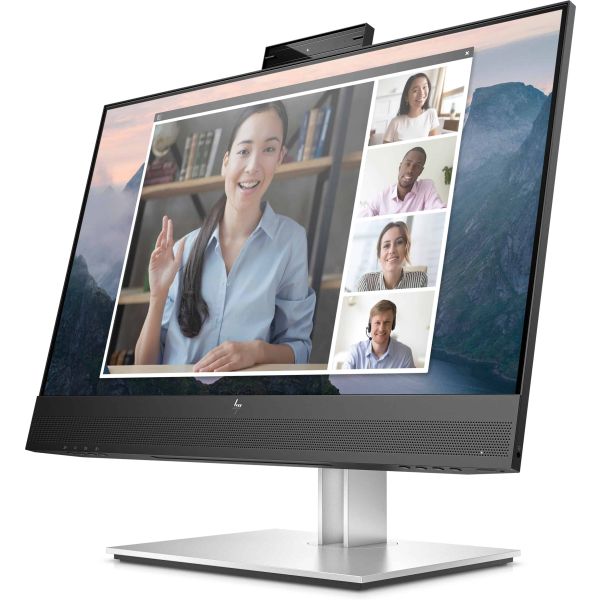 HP E24mv G4 60,5 cm (23.8") 1920 x 1080 Pixels Full HD Zwart, Zilver (169L0AA#ABB)