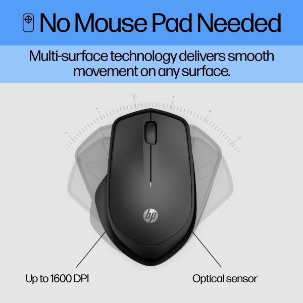 HP 280 Silent Wireless Mouse (19U64AA#ABB)