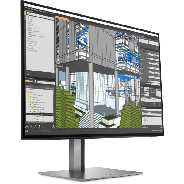 HP Z24n G3 computer monitor 61 cm (24") 1920 x 1200 Pixels WUXGA LED Zilver (1C4Z5AA)