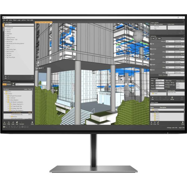 HP Z24n G3 computer monitor 61 cm (24") 1920 x 1200 Pixels WUXGA LED Zilver (1C4Z5AA)