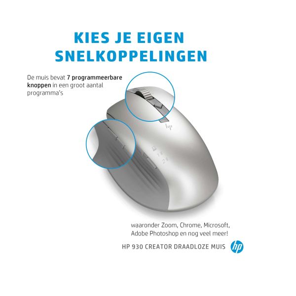 HP 930 Creator draadloze muis (1D0K9AA#ABB)