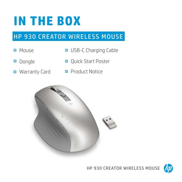 HP 930 Creator draadloze muis (1D0K9AA#ABB)