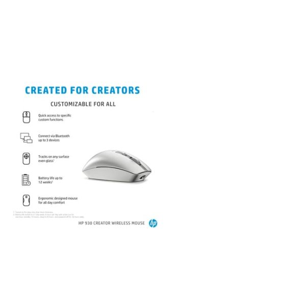 HP 930 Creator draadloze muis (1D0K9AA#ABB)