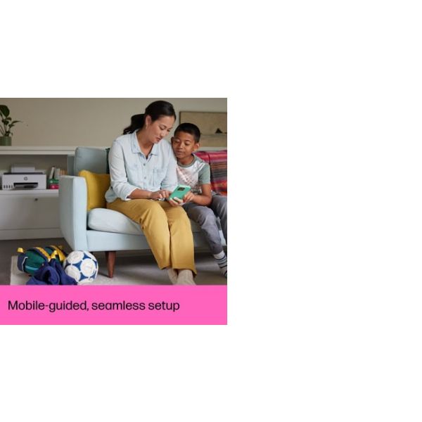 HP Smart Tank 5105 All-in-One-printer, Kleur, Printer voor Thuis en thuiskantoor, Printen, kopiëren, scannen, Draadloos; printertank voor grote volumes; printen vanaf telefoon of tablet; scannen naar pdf (1F3Y3A#BHC)