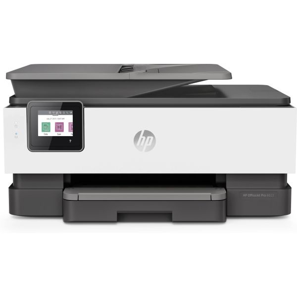 HP OfficeJet Pro 8022 All-in-One Printer Thermische inkjet A4 4800 x 1200 DPI 20 ppm Wifi (1KR65B#BHC)