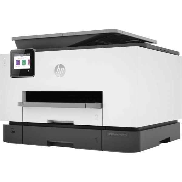 HP OfficeJet Pro 9020 All-in-One printer, Printen, kopiëren, scannen, faxen, Automatische invoer voor 35 vellen; Printen via USB-poort aan voorzijde; Scannen naar e-mail; Dubbelzijdig printen (1MR78B#A80)