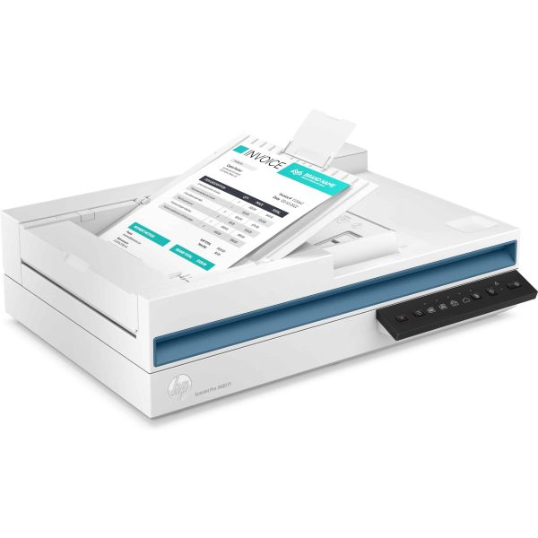 HP Scanjet Pro 3600 f1 Flatbed-/ADF-scanner 1200 x 1200 DPI A4 Wit (20G06A)