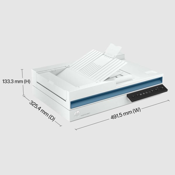 HP Scanjet Pro 3600 f1 Flatbed-/ADF-scanner 1200 x 1200 DPI A4 Wit (20G06A)