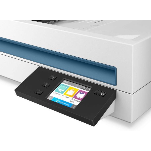 HP Scanjet Pro N4600 fnw1 Flatbed-/ADF-scanner 1200 x 1200 DPI A5 Wit (20G07A)