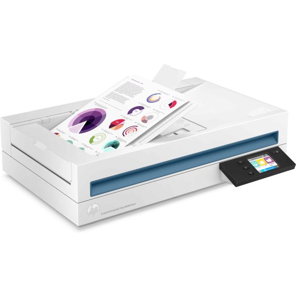 HP Scanjet Enterprise Flow N6600 fnw1 Flatbed-/ADF-scanner 1200 x 1200 DPI A4 Wit (20G08A)