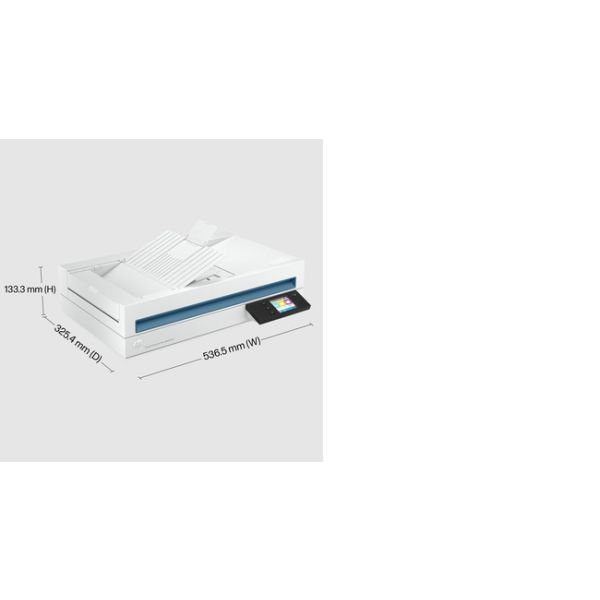 HP Scanjet Enterprise Flow N6600 fnw1 Flatbed-/ADF-scanner 1200 x 1200 DPI A4 Wit (20G08A)