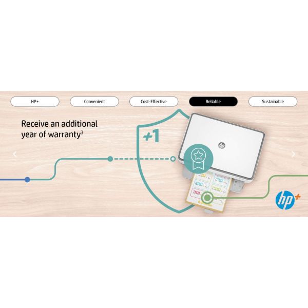 HP ENVY HP 6020e All-in-One printer, Kleur, Printer voor Thuis en thuiskantoor, Printen, kopiëren, scannen, Draadloos; HP+; Geschikt voor HP Instant Ink; Printen vanaf een telefoon of tablet (223N4B#629)